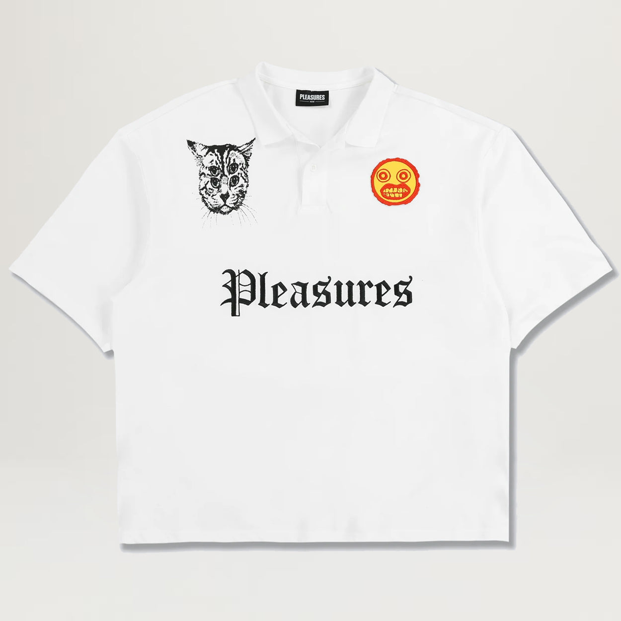 Pleasures Wyatt Polo (Vintage White)
