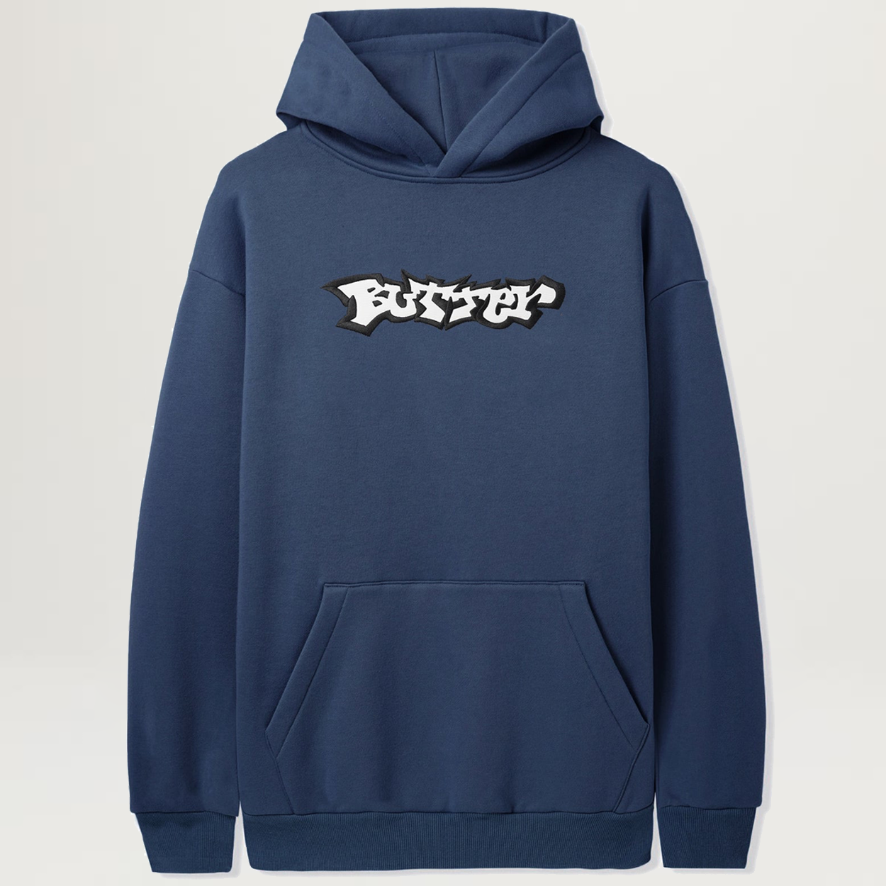 Butter goods grey cheap hoodie