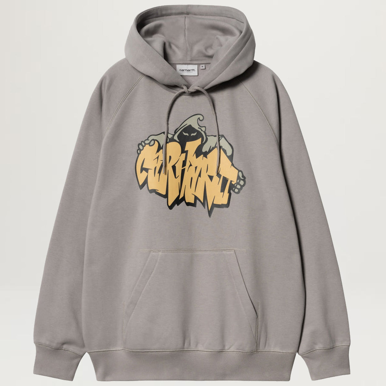 【Carhartt】 HOODED YUTE SWEATSHIRT Carhartt WIP Hooded Yute Sweatshirt (Misty Grey) - NewYakCity