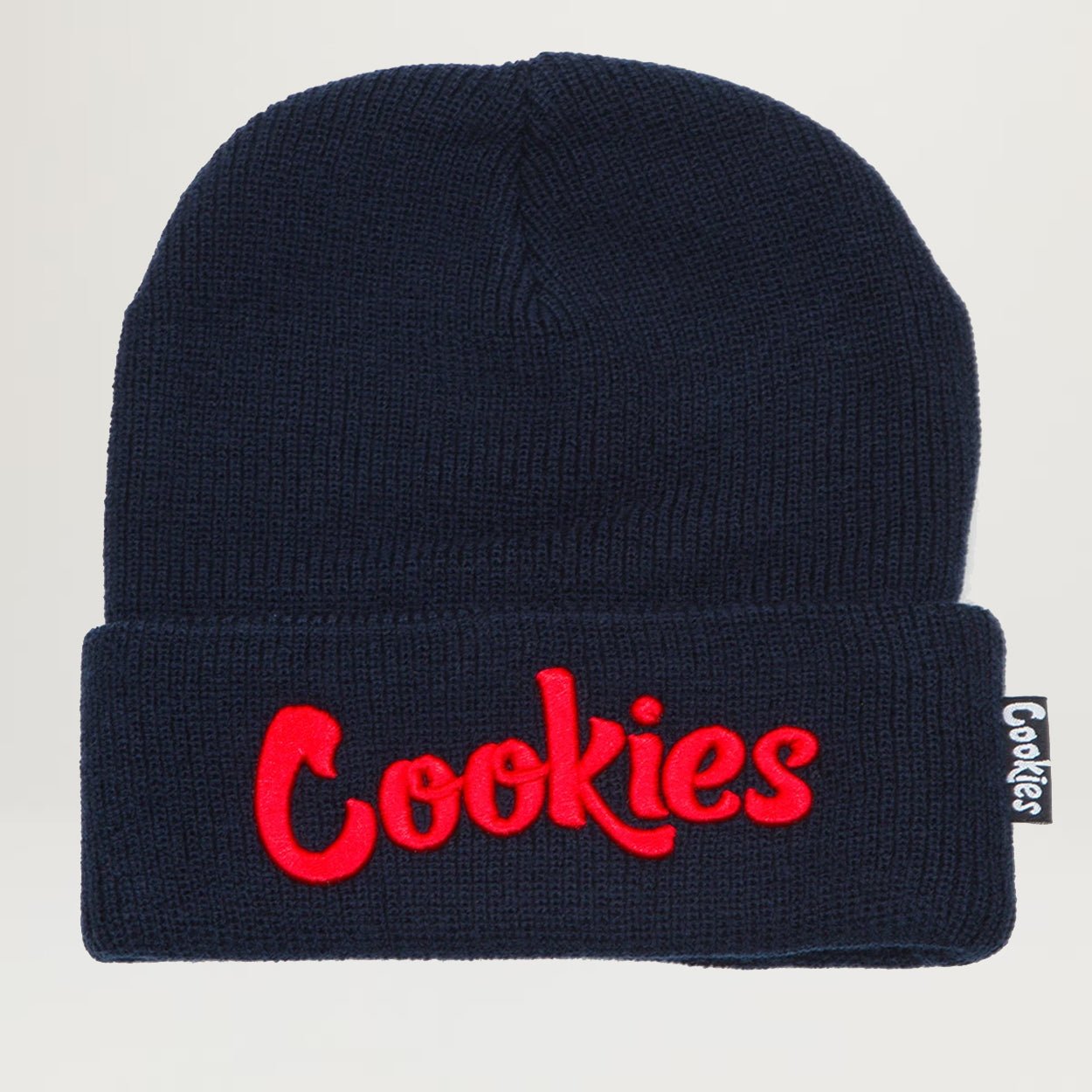 Cookies SF Original Thin Mint Embroidered Knit Beanie (Purple/White)
