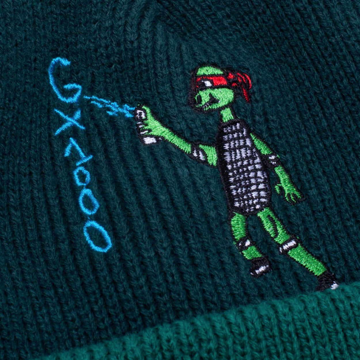 GX1000 Floral Beanie (Green)-