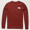 The North Face Box NSE L/S Tee (Brick House Red)