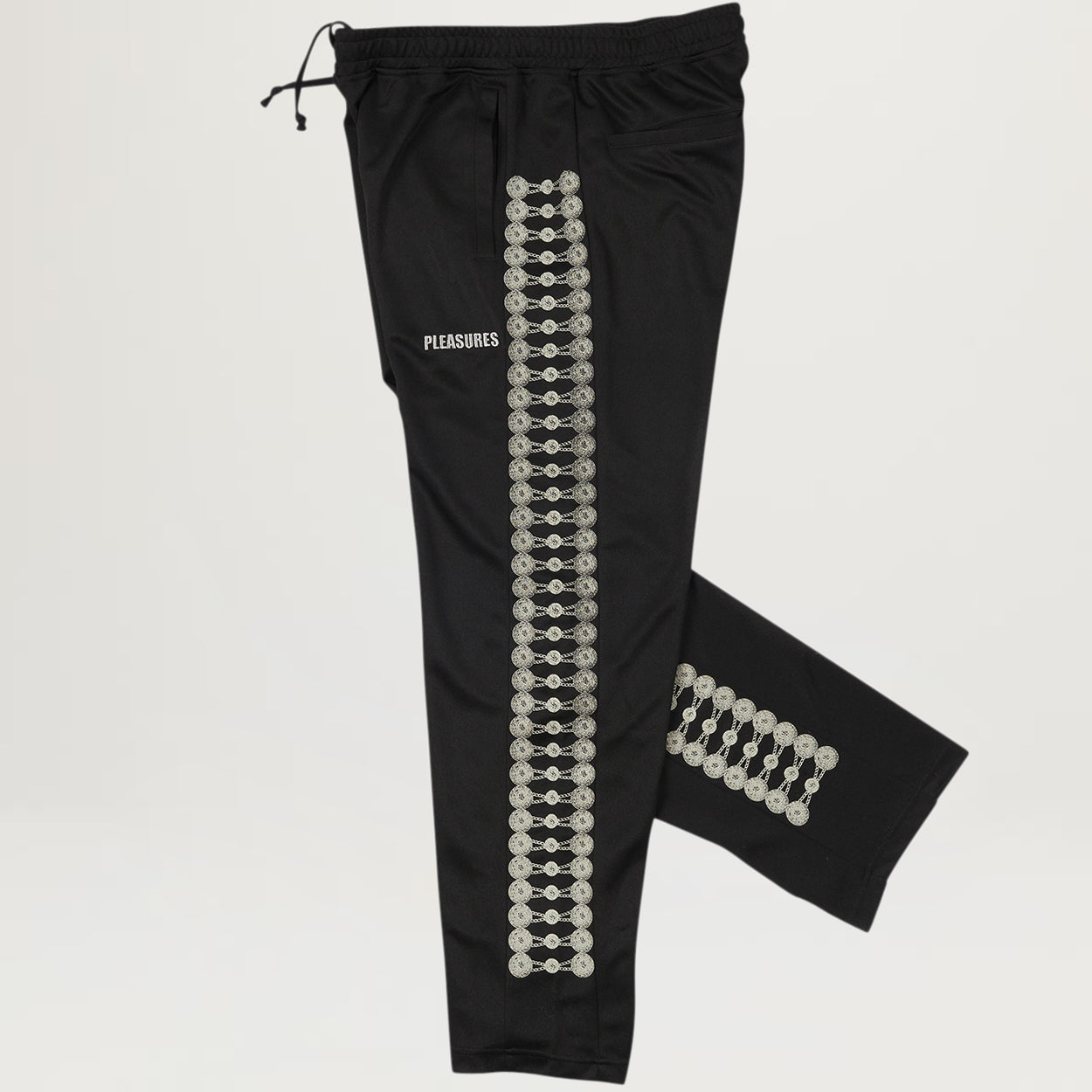 Pleasures Buttons Track Pant (Black)