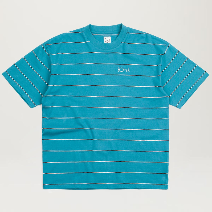 Polar Checkered Surf Tee (Turquoise)