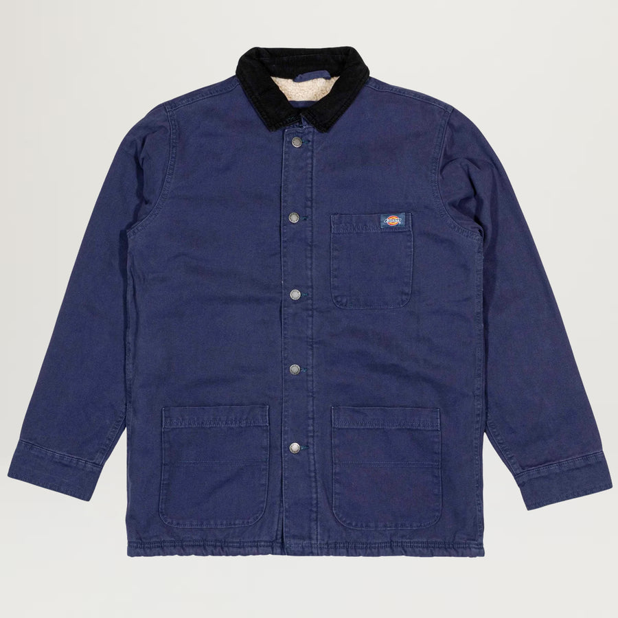 Dickies Duck Lined Chore Jacket (Stonewashed Navy)