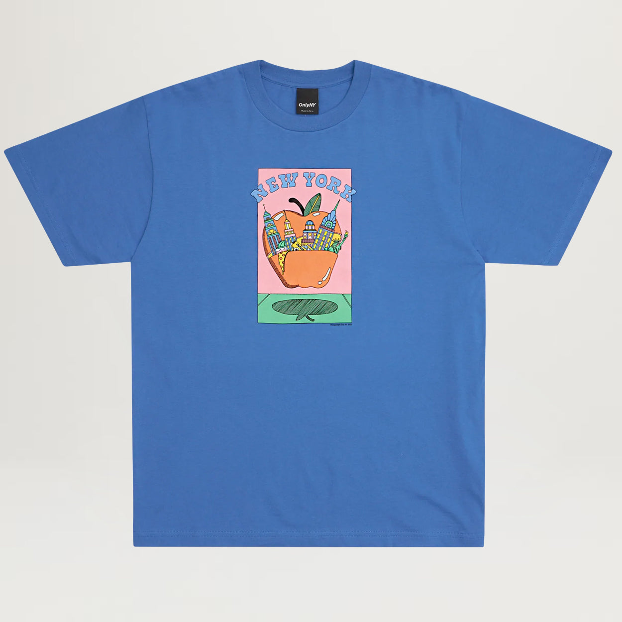 【ONLY NY】ONLY NY Skyline Apple Tee Only NY City Apple Tee (Riverside) - NewYakCity