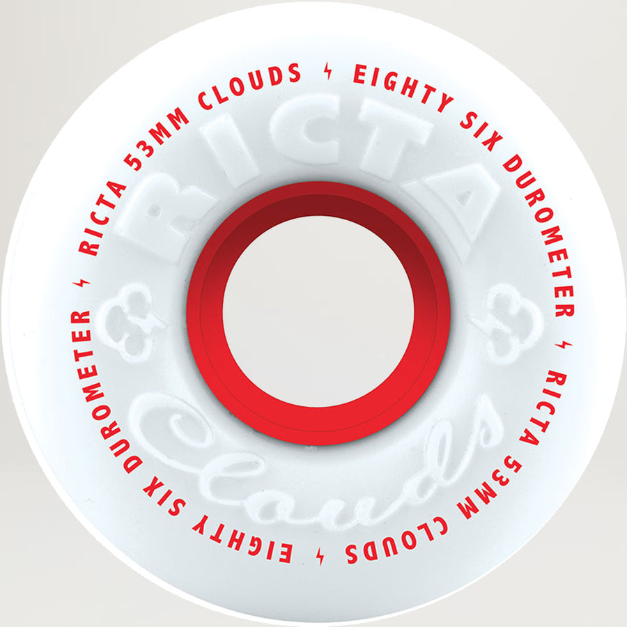 Ricta Clouds Red 78a (Assorted Sizes)