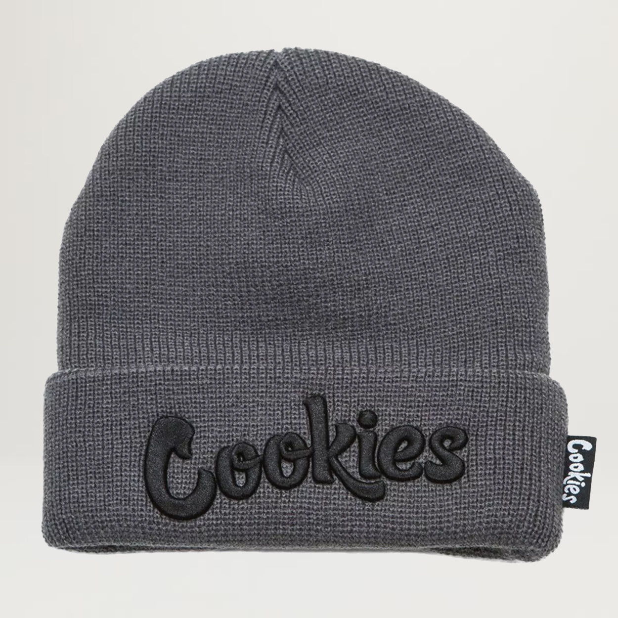 Cookies SF Original Thin Mint Embroidered Knit Beanie (Purple/White)