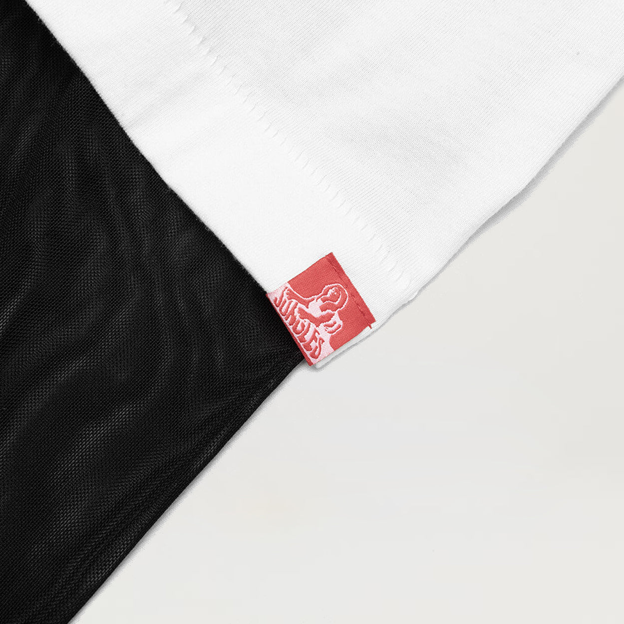 Jungles Eagle Mesh Sleeve Tee (White/Black)