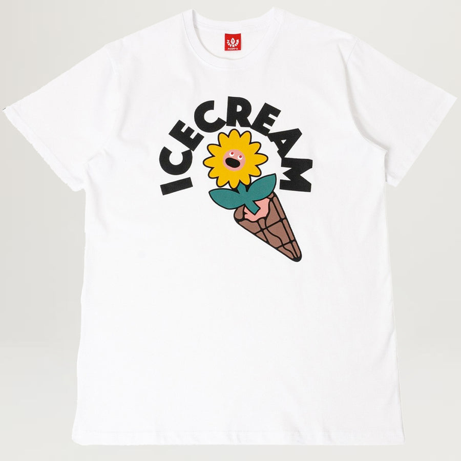 Icecream Floral Tee (White)
