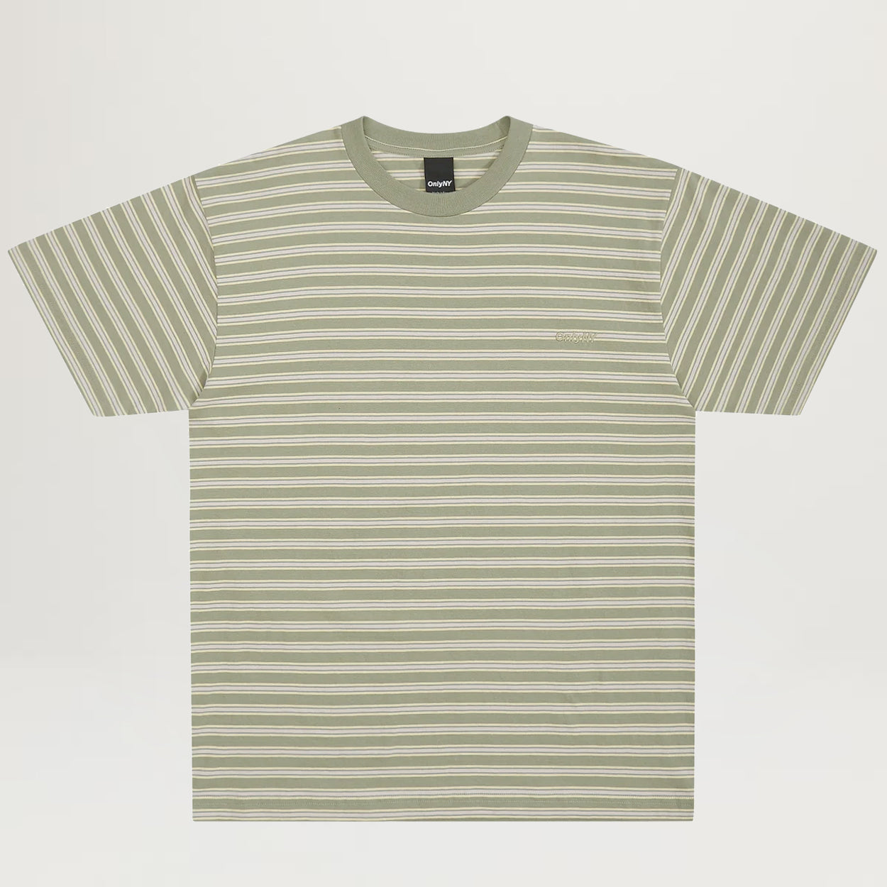 Only NY Franklin Stripe Tee (Sage) - NewYakCity