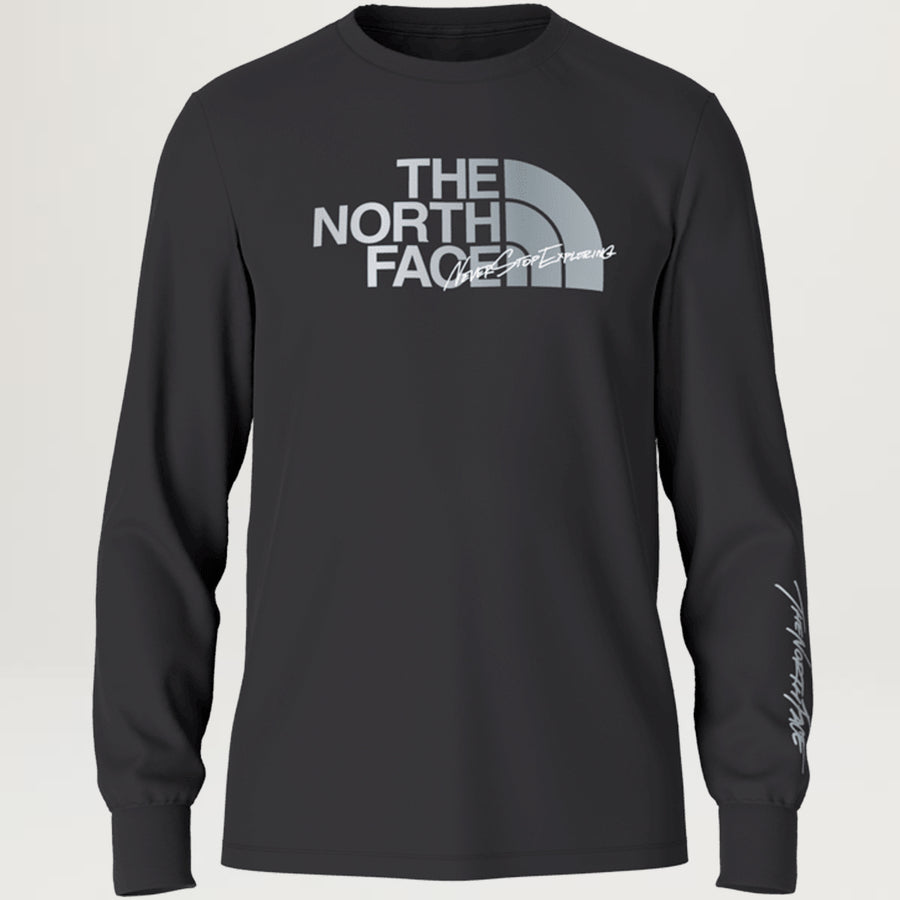 The North Face GI L/S Tee (Black/Metallic Silver)