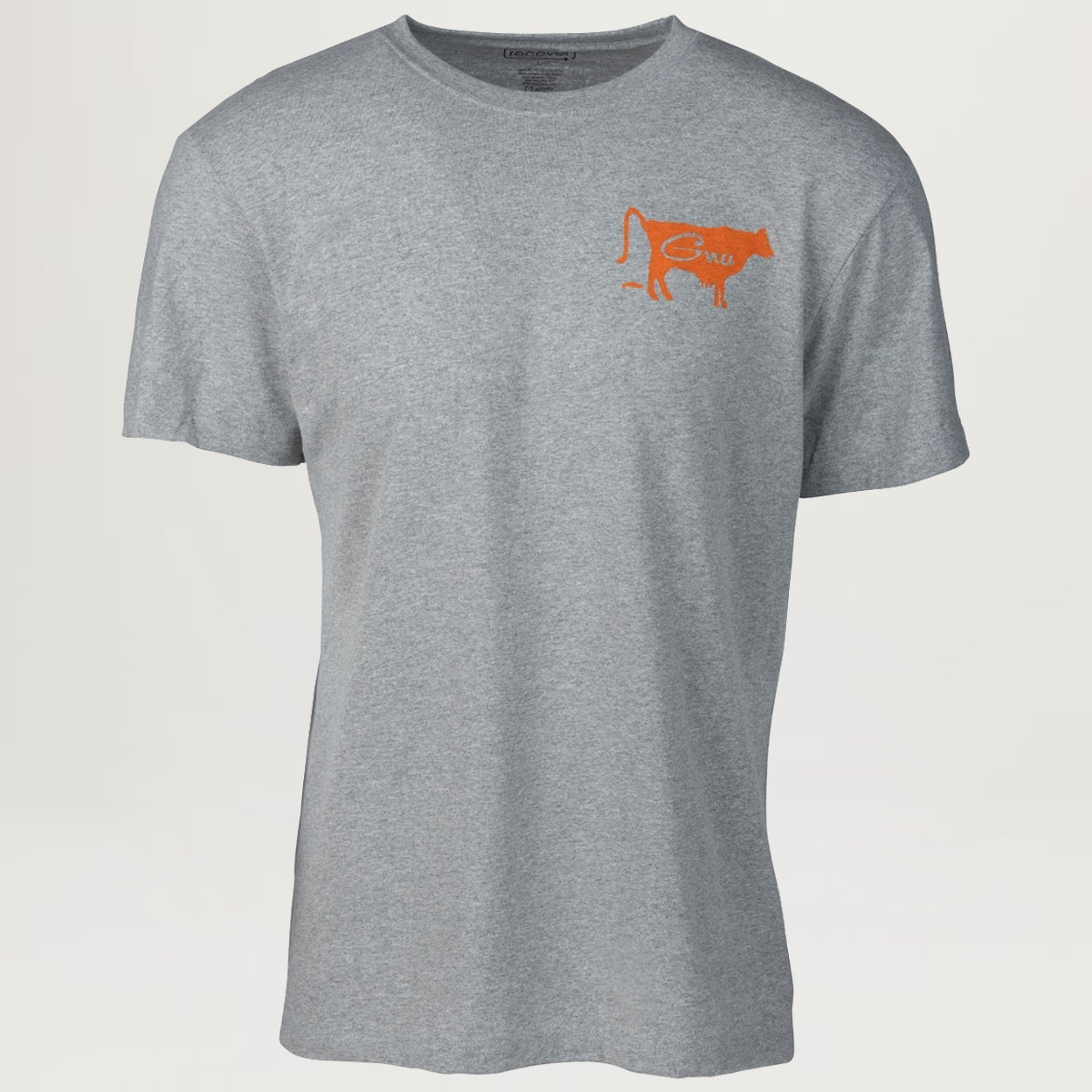 GNU Cow ECO Tee (Grey)