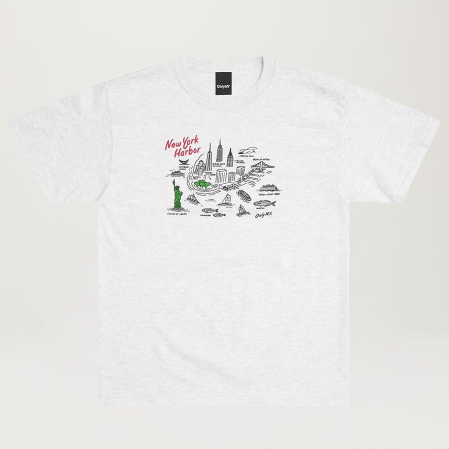 Only NY NY Harbor Tee (Ash)