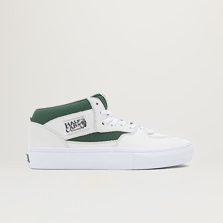 Vans Skate Half Cab (White/Green) - Size 13