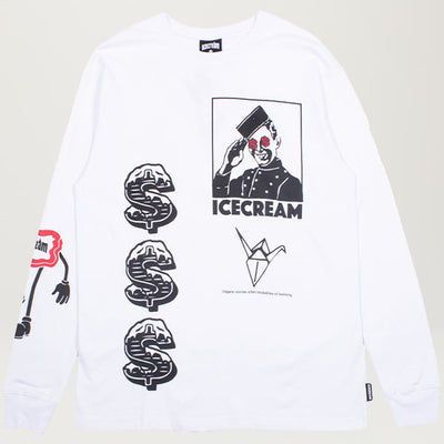 Icecream Fold L/S Knit (White)