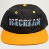 Icecream Icicle Panel Hat (Black)