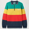 Butter Goods Ivy Stripe Pullover (Green/Yellow/Red)