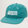 Quarter Snacks Nylon Journalist Hat (Teal)