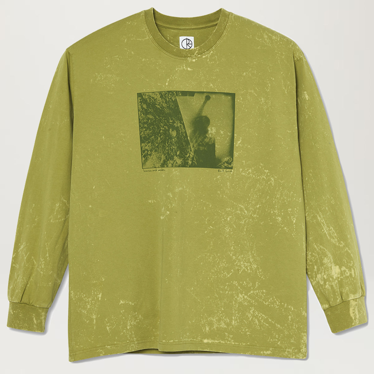 Polar Leaves And Window L/S Tee (Pea Green)