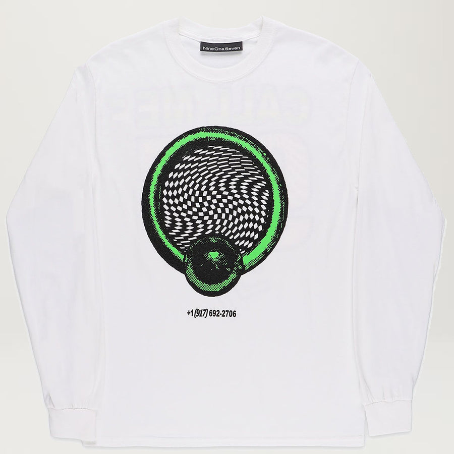 Call Me 917 Liver Tee (White)