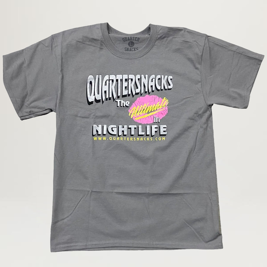 Quarter Snacks Nightlife Tee (Charcoal)