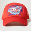 Unfinished Legacy Red Outline Trucker (Red)