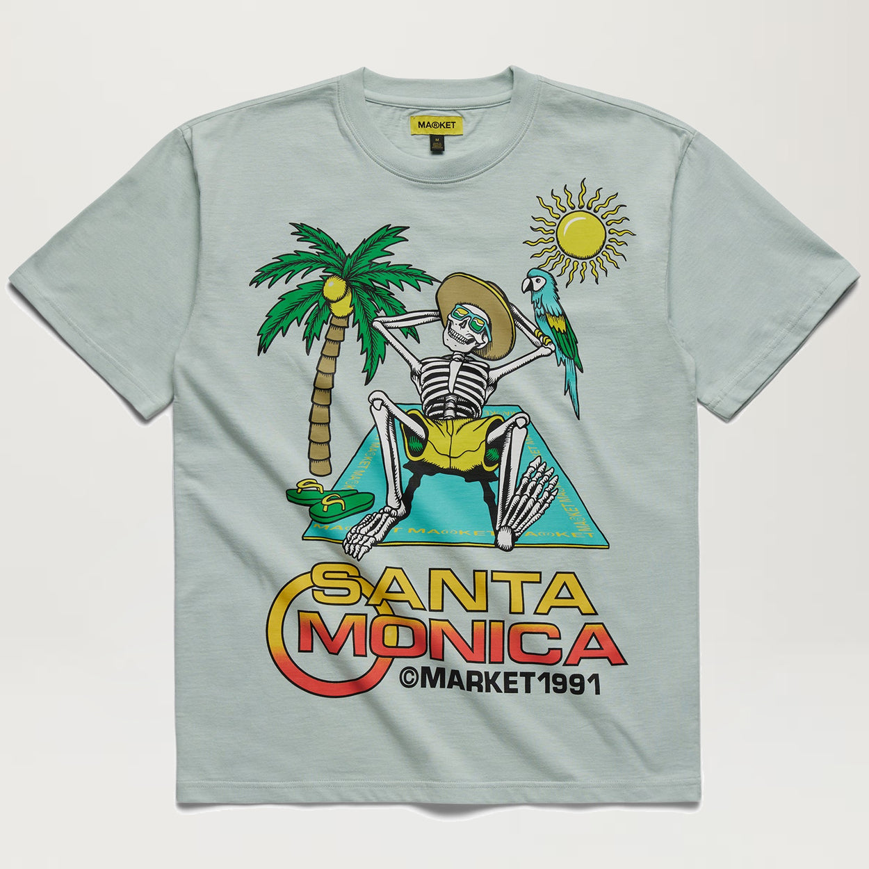 Market Paradise At Skelly's Tee (Blue)