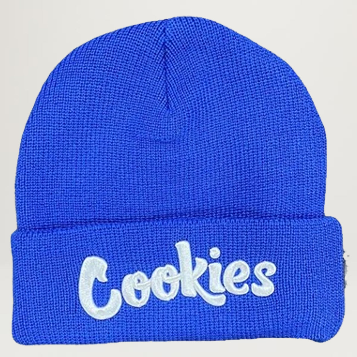 Cookies SF Original Thin Mint Embroidered Knit Beanie (Purple/White)
