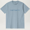 Carhartt WIP Script Tee (Frosted Blue/Icy Water)
