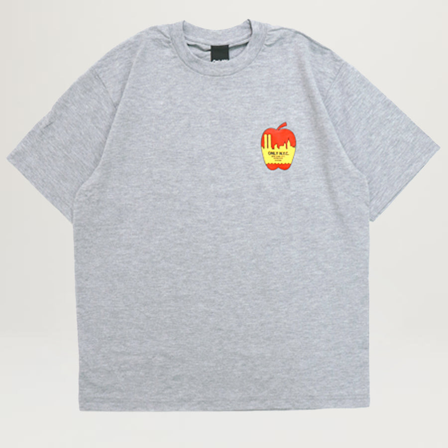 Only NY Skyline Apple Tee (Heather Grey)