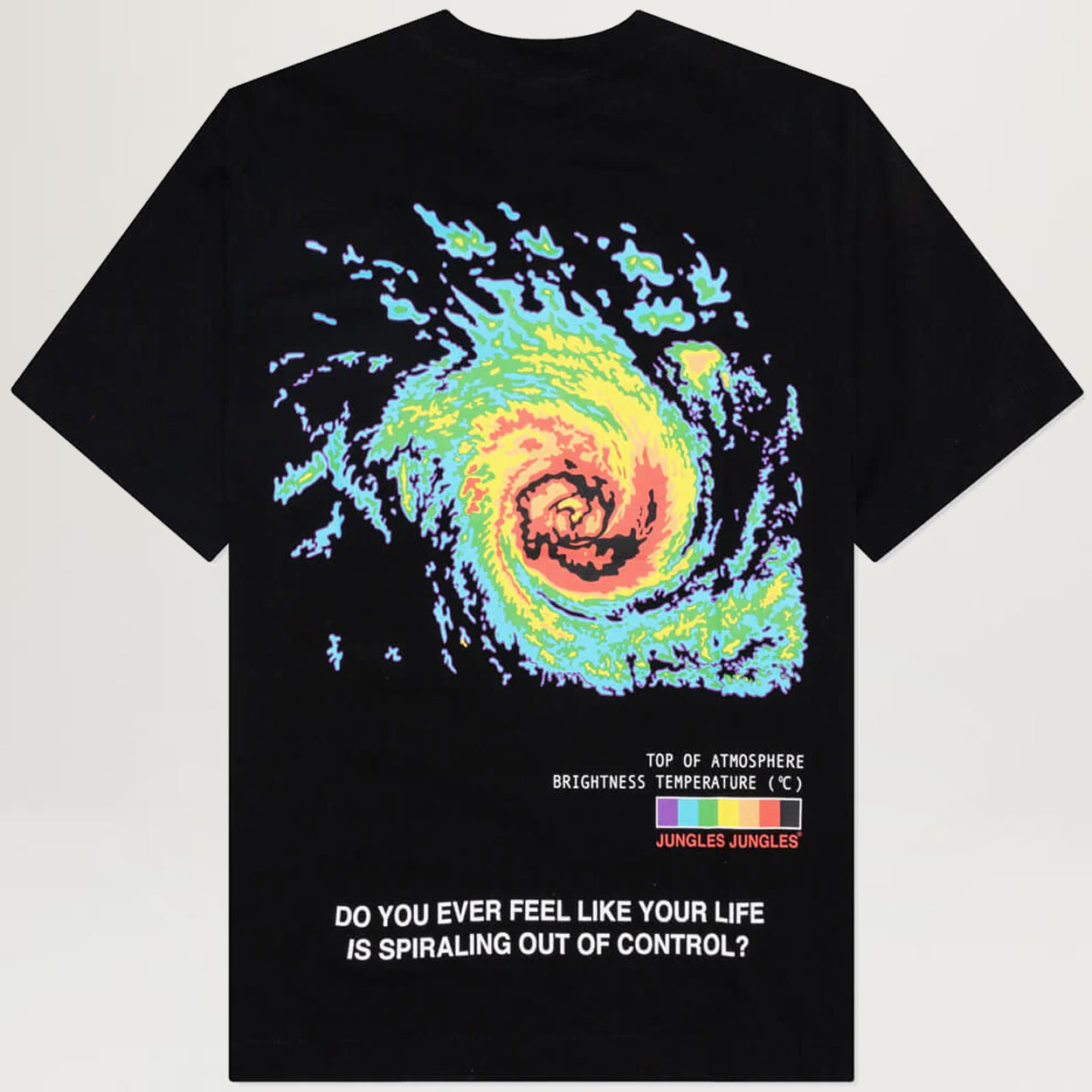 Jungles Spiralling Tee (Black)