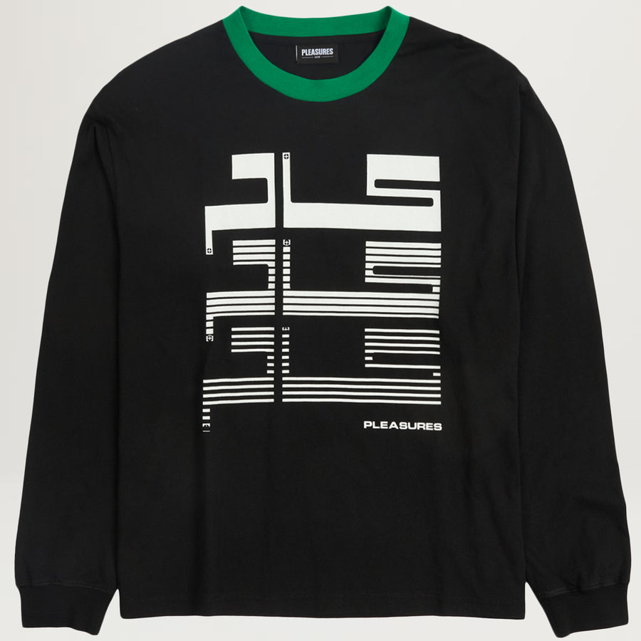 Pleasures Tier Heavyweight L/S Tee (Black)