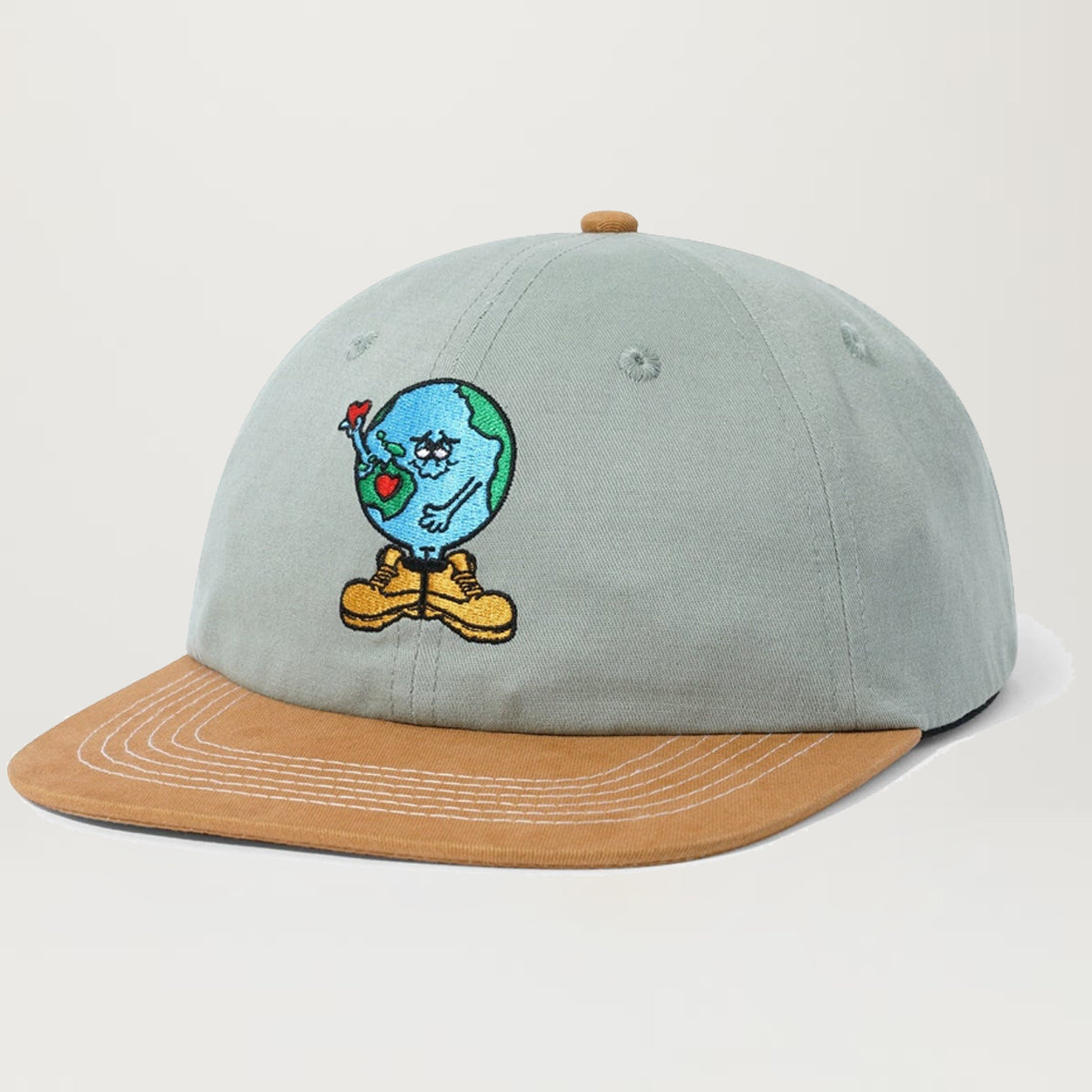 Butter Goods Timbo 6 Panel Cap (White/Navy)