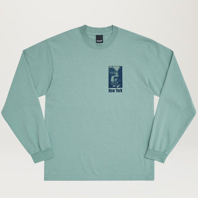 Only NY Upstate Trail L/S Tee (Stone Green)
